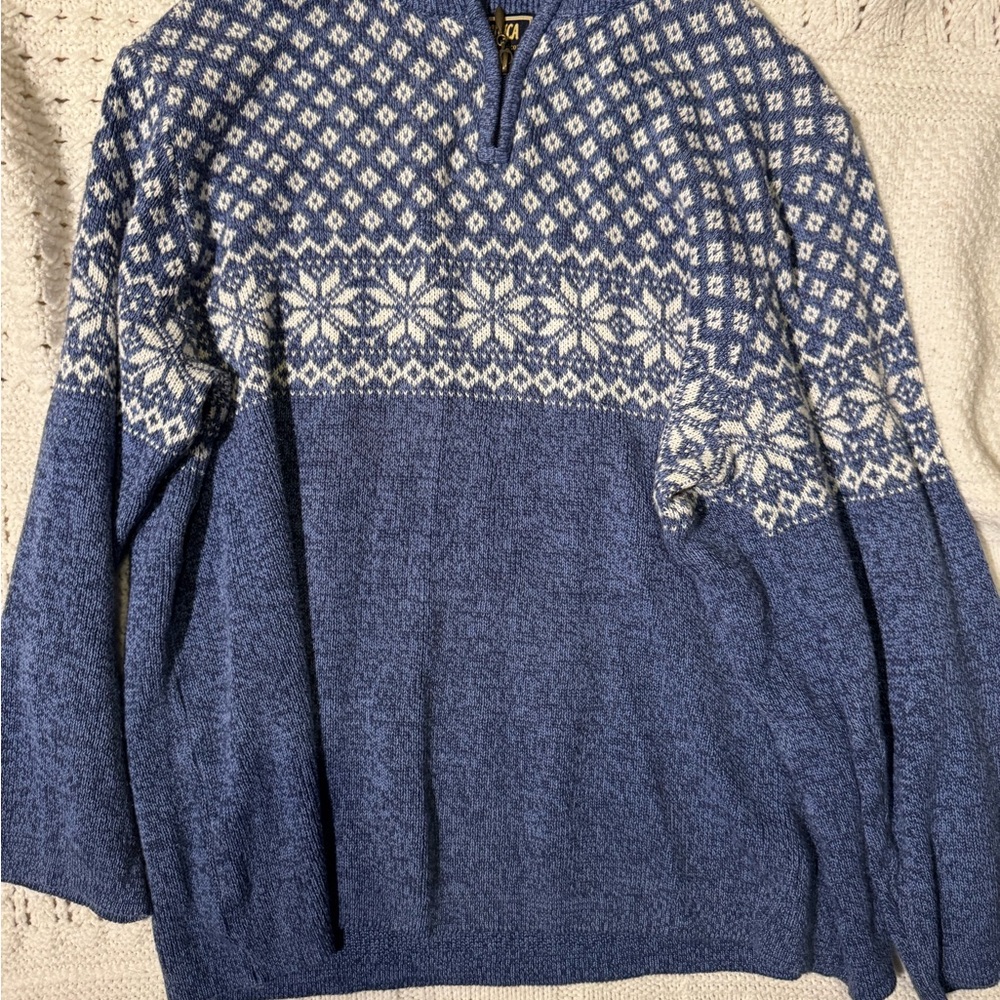 Magnifica Cotton Blue knit Sweater